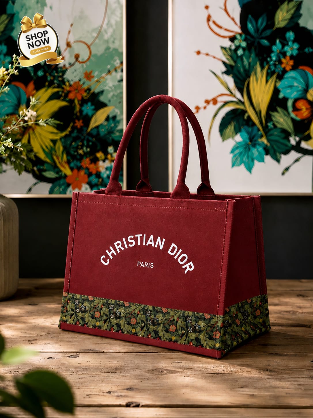 Stylish Canvas Tote Bags Collection Set Featuring Five Distinct Colors And Elegant Typography For Modern Fashion - Image 4