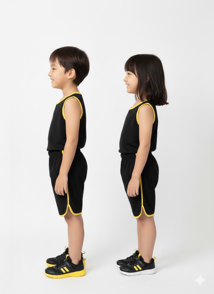 Kids Sando and Shorts Track Suit 2 Pcs Set - Image 4