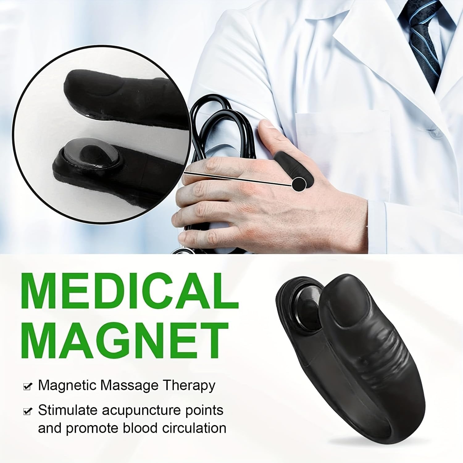 Magnetic Sugar Control Acupressure Point Clip For Natural Blood Sugar Balance - Image 3
