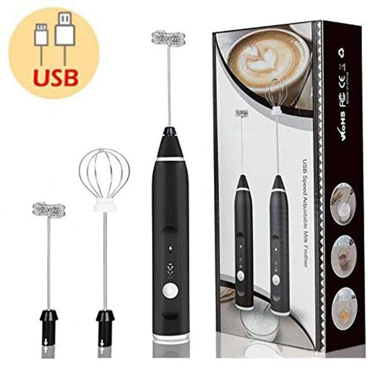 2-in-1 Rechargeable Coffee Beater & Electric Milk Frother Smooth Mixing, Compact & Easy to Use - Image 2