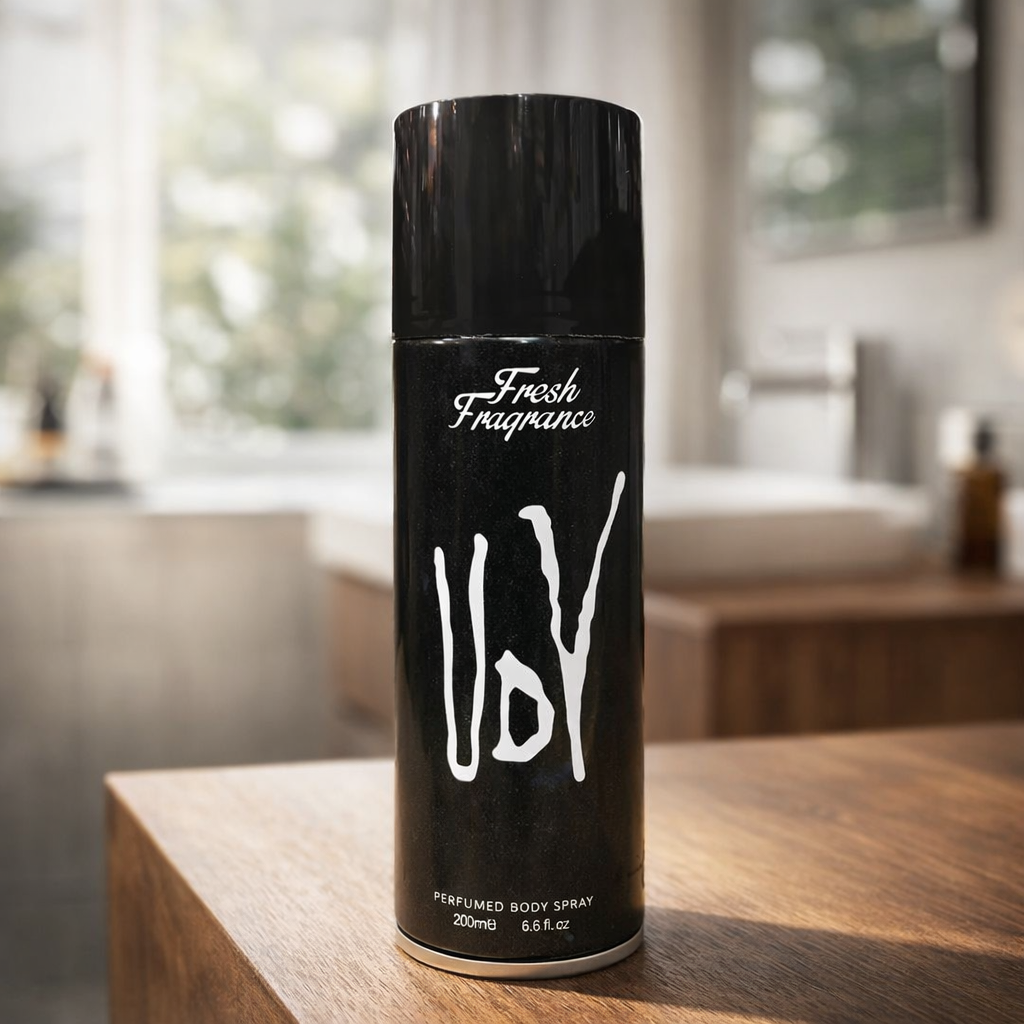 UDV Perfumed Body Spray Fresh Fragrance for Confident Everyday Elegance (200ml) - Image 2