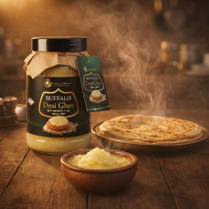 Barkat Buffalo Desi Ghee Premium Traditional Pure Ghee for Cooking, Frying & Sweets | Rich Aroma Natural Taste Airtight Jar