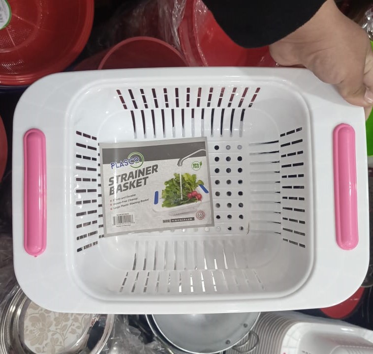 Sink Colander Strainer Basket | Vegetables, Fruits, Pasta & Drying Rack | Durable Kitchen Tool - Image 4