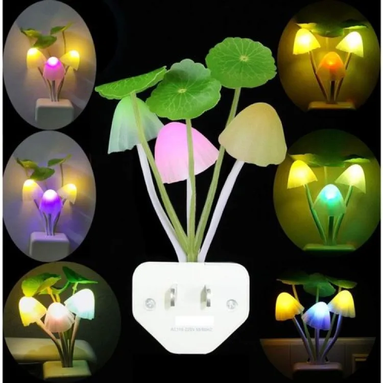 Mushroom LED Night Light For Home ( random color ) - Image 2