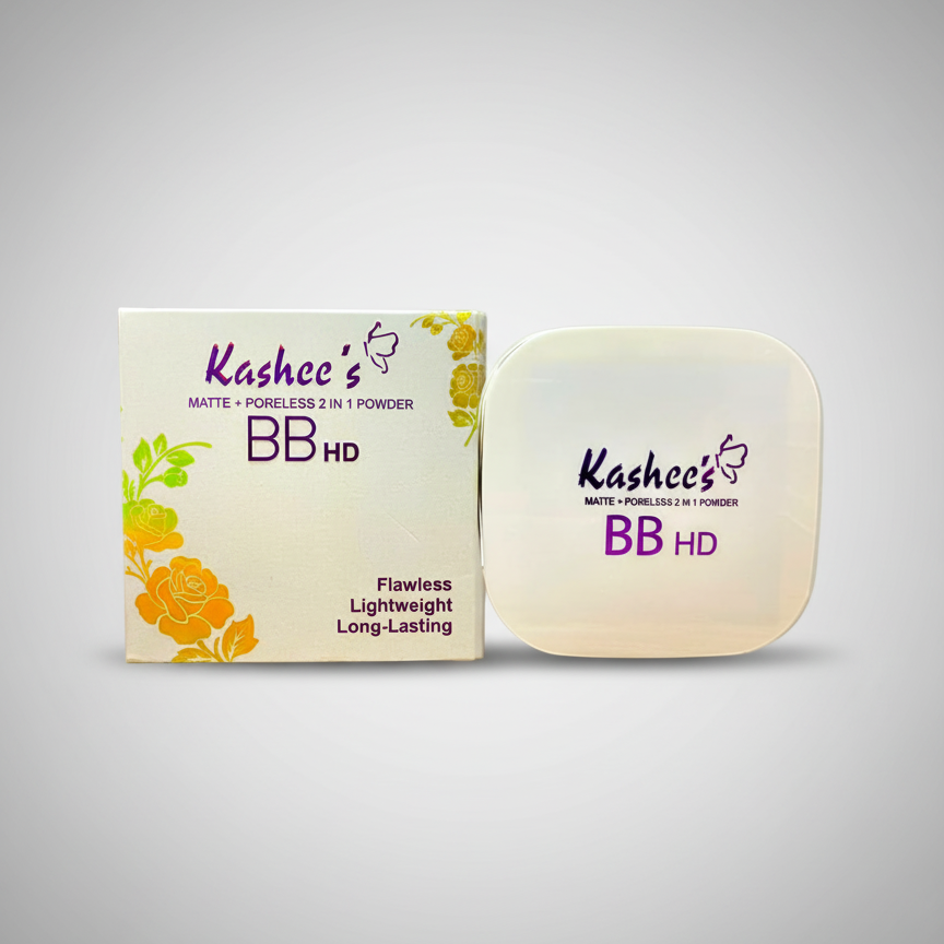 Kashees 2 In 1 Flawless BB HD Face Powder Dual Action Brightening And Smoothing Powder For Perfect Coverage And Long-Lasting Matte Finish - Image 3
