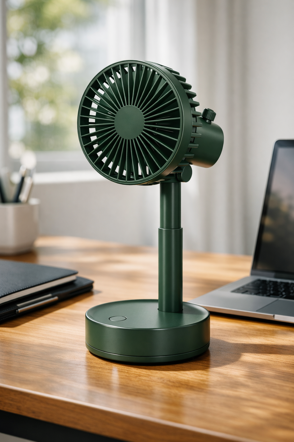Rotatable Telescopic Portable Fan Cell Operated, Adjustable Cooling Companion