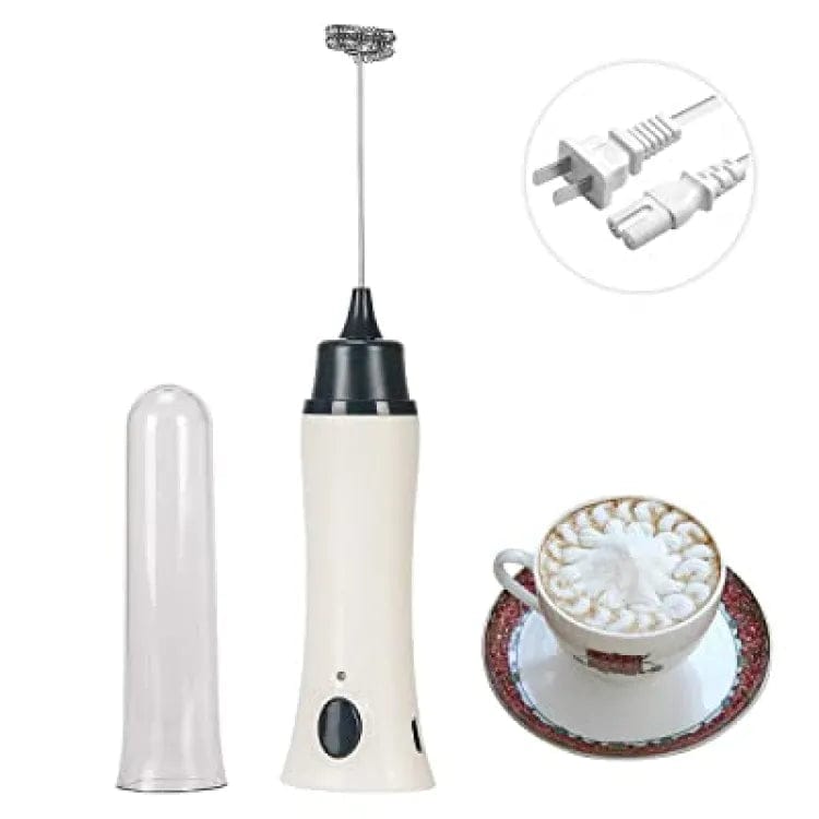 Rechargeable Electric Coffee Frother & Milk Beater Handheld Foam Maker with Stainless Steel Whisk, USB Charging, and Powerful Motor - Image 4