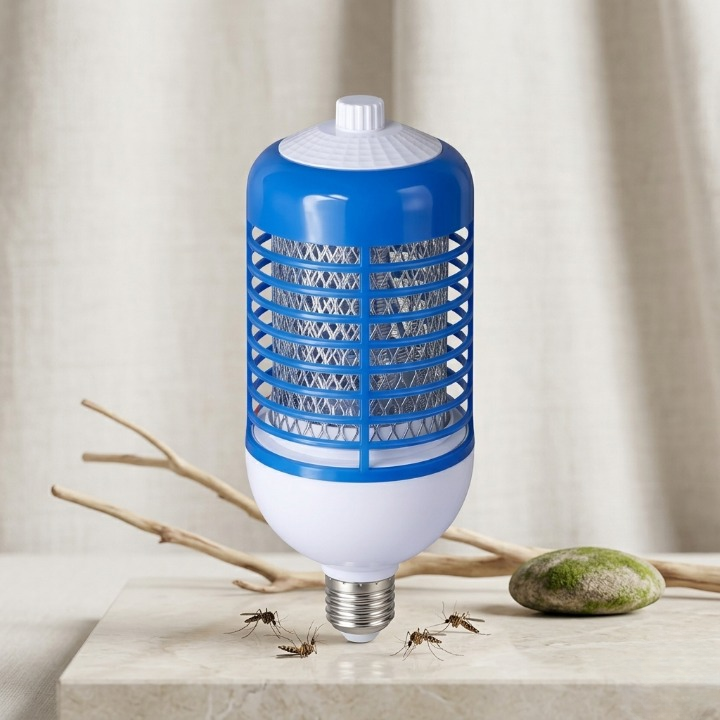 1200 Watt Millat LED Anti-Mosquito Insect Killer (Large 10-Inch) High-Voltage Electronic Bug Zapper Lamp - Image 2