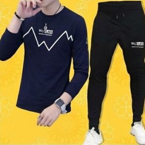 Printed T-Shirt and Trouser Summer Track Suit for Men & Boys  Comfortable Casual Two-Piece Outfit, Soft Breathable Fabric