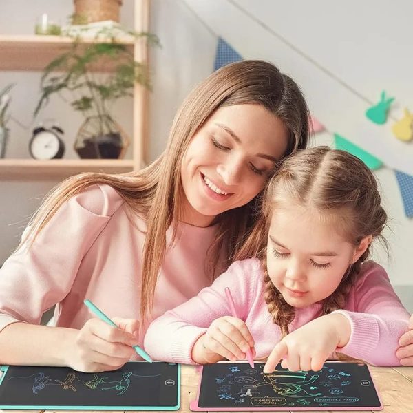 Writing Pad LCD Tablet For Kid Digital Drawing Pad Erasable Writing Board Writing Pad (Random Color) - Image 3