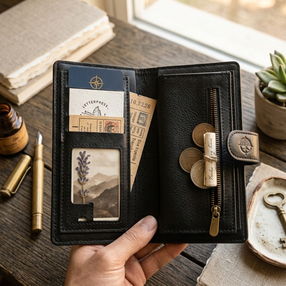 Gucci Long Wallet Premium Off White & Brown Designer Wallet - Image 3