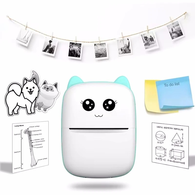 Mini Portable Thermal Printer | Wireless Bluetooth Pocket Photo Printer | 1 Paper Roll Included | Random Colour - Image 4