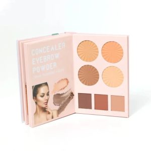 Mocallure 4 in 1 Original Professional Makeup Book Palette Â– All-in-One Eyeshadow, Eyebrow Powder, Concealer, Blusher & Highlighter Kit