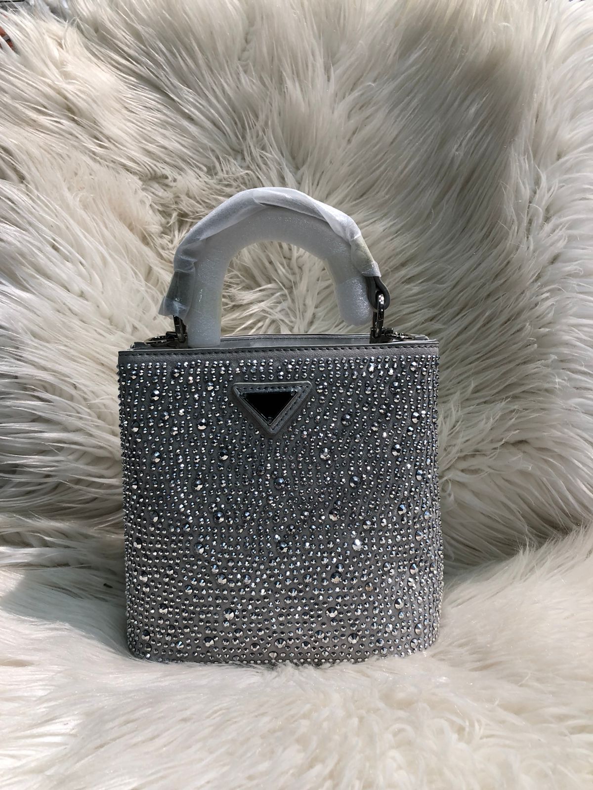 Luxury Rhinestone Mini Handbag for Women (8 × 7 Inches) Stylish Sparkling Party Purse - Image 2