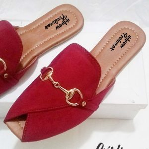 Flat Slippers for Women & Girls Genuine Leather Peshawri Kheri Style | Indoor & Outdoor Use With Box