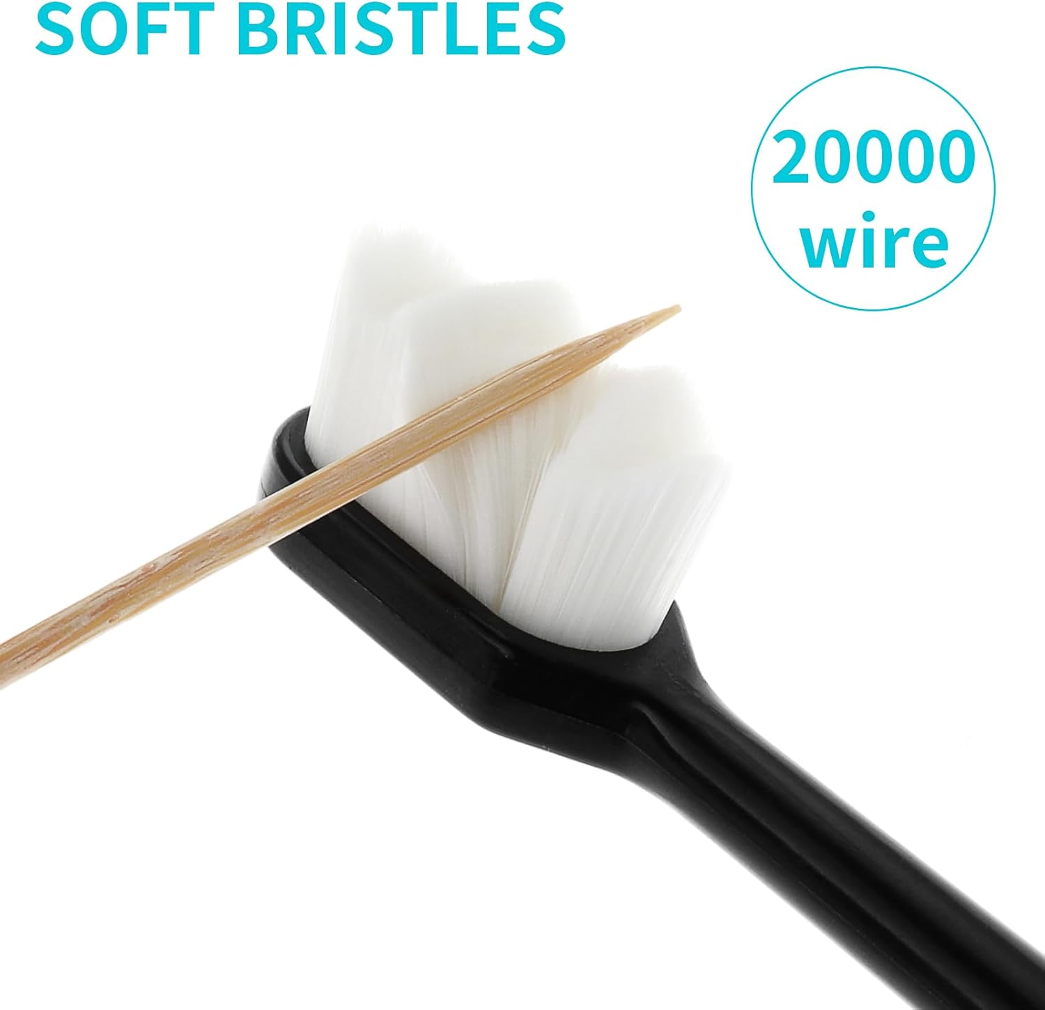 1Pc Soft Tooth Brush Micro Nano Tooth Brush For Sensitive Gums With Extra Soft Floss Random Color - Image 4