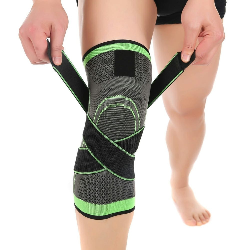Knee Support Band For Pressure Weaving With 3D Weave Protection Against Injury Pressure Adjustable Knee Support For Men And Women (1 Piece With Box) - Image 2
