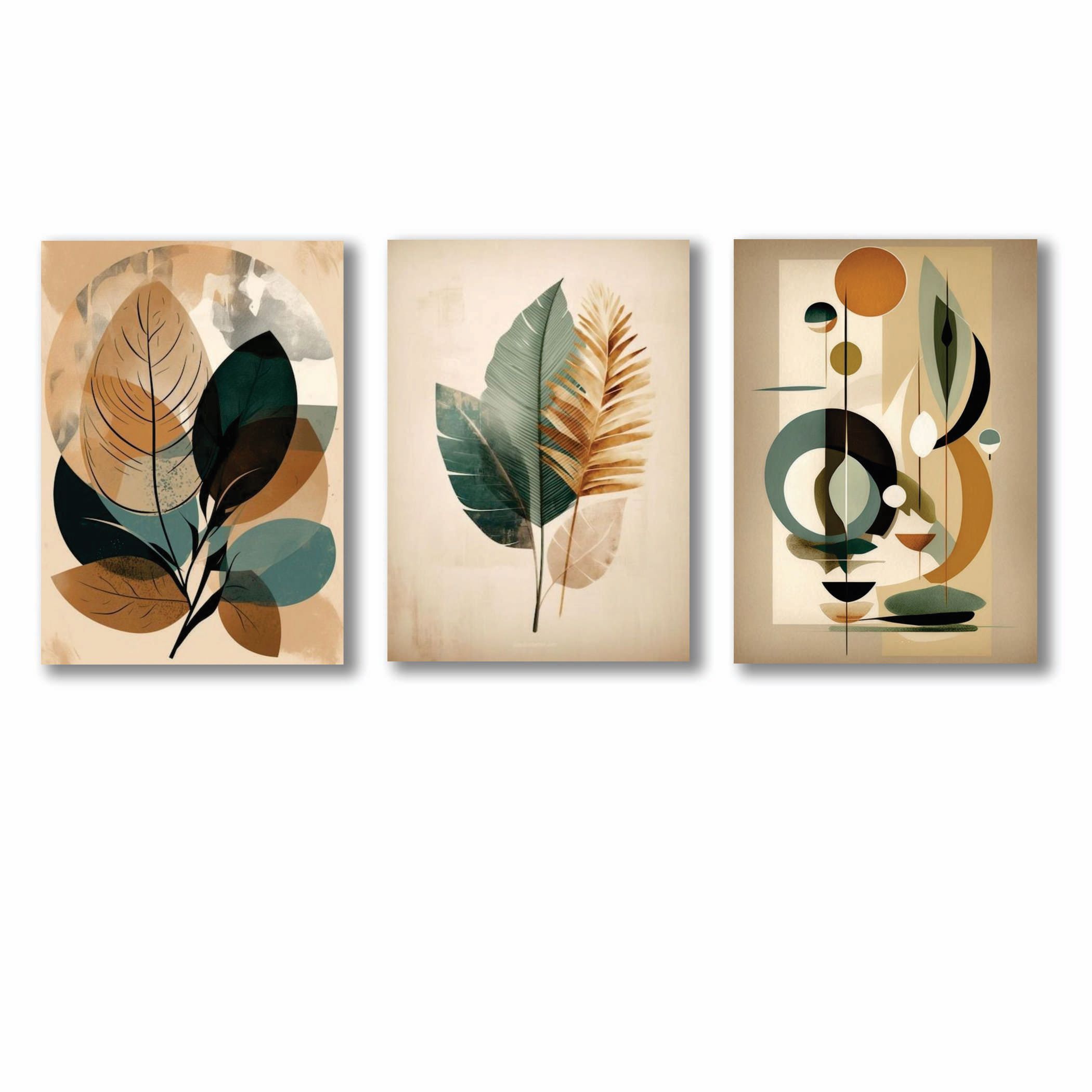 Set of 3 Premium Wall Art Photo Tiles Modern Home Decor Sets - Image 2