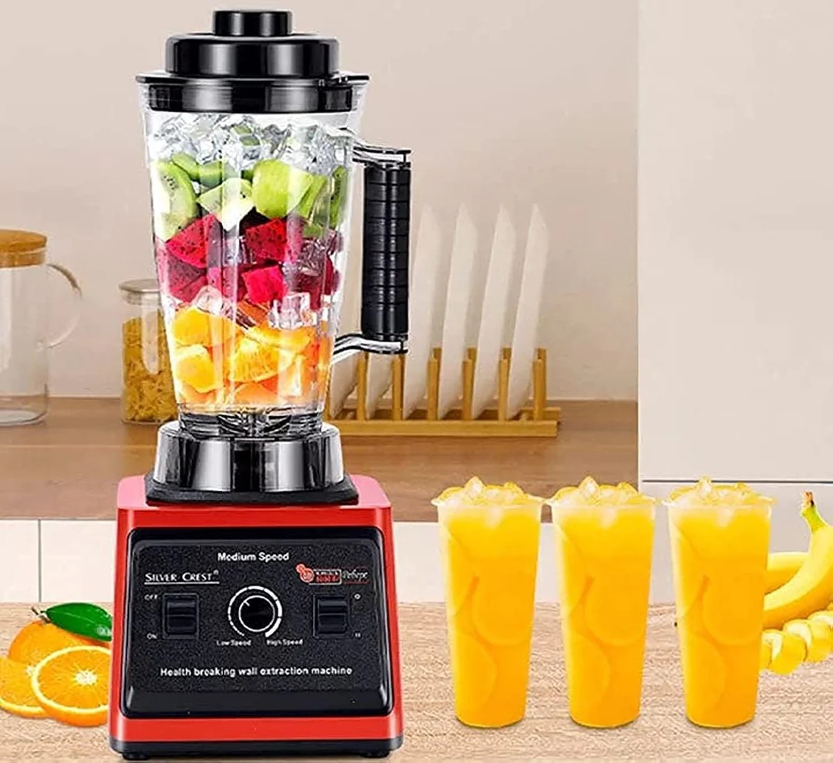 Silver Crest SC-1589 2 in 1 High Power Blender 4500W Multi-Function Grinder & Smoothie Maker - Image 3