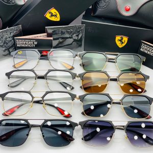 Premium Square Frame Sunglasses Stylish Metal Bridge Eyewear For Men And Women With Gradient Lenses