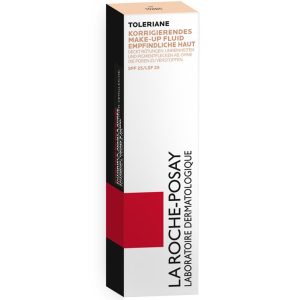 La Roche-Posay Toleriane Corrective Liquid Foundation SPF 25 High-Coverage, Lightweight Makeup for Sensitive Skin - 30ml Shade: Ivory