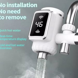 3000W Water Heater Faucet  Instant Heating Tap with Grow Free Installation for Home and Kitchen Use