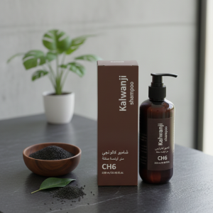 Kalwanji CH6 Black Seed Revitalizing Shampoo 250ml Nutrient-Rich Formula for Hair Strength & Shine