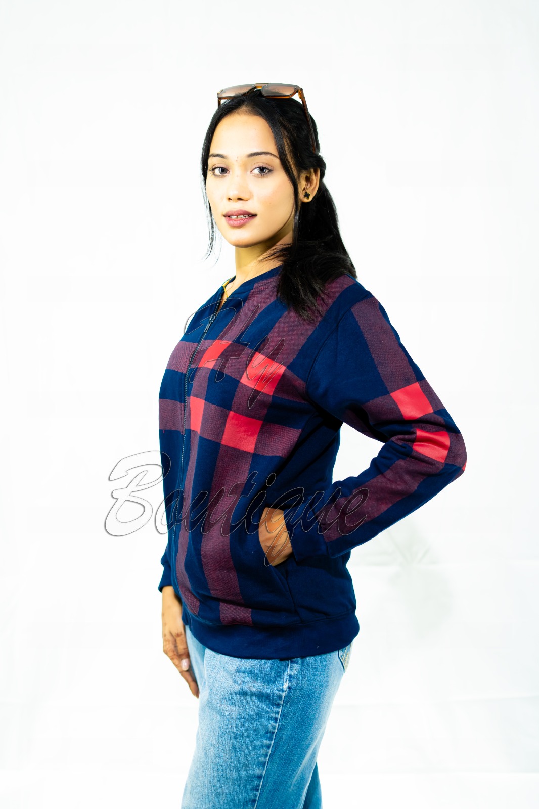 Best Quality Winter Wear Plain Jacket for Ladies & Girls - Image 2