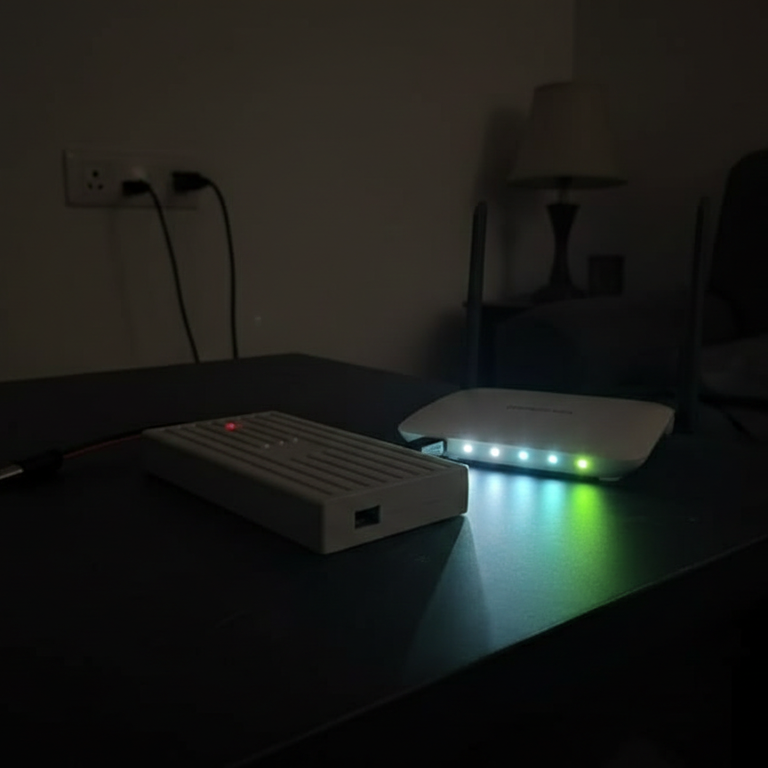 Speed 12V Router Power Bank Mini UPS Backup Battery for WiFi Router - 20,000 mAh (Charger Not Included) - Image 3