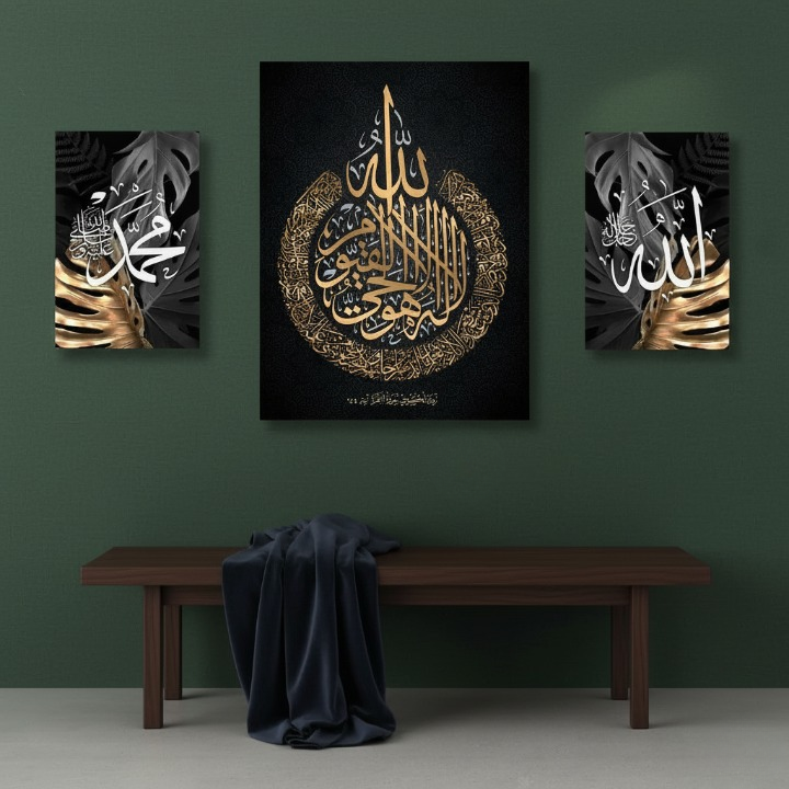 3-Piece Wall Art Frame Set 2 Small (8x11) & 1 Large (12x16) Decorative Frames with Double Tape for Easy Wall Mounting Modern Home Decor - Image 2