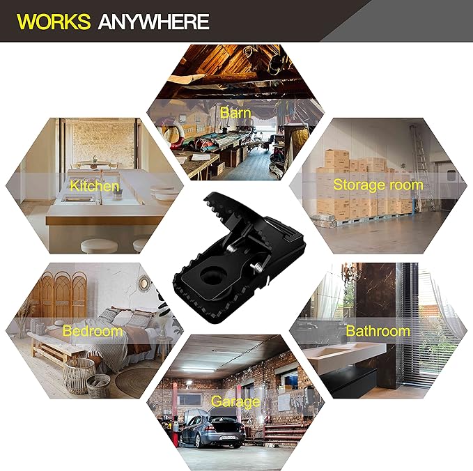 Heavy Duty Plastic Mouse Trap | Reusable Mouse Catcher - Image 5