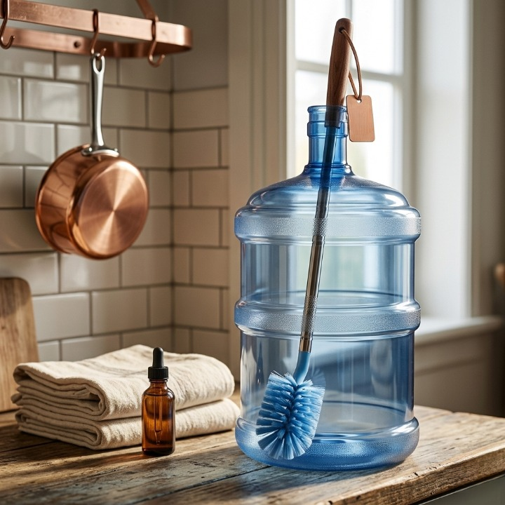 High Quality Water Bottle Cleaning Brush 50cm Best For 19 Liter Bottles Homes And Kitchen - Image 3