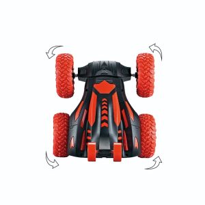 40MHz RC Rotating Stunt Car  Battery Operated Remote Control Rotation & Flip Car