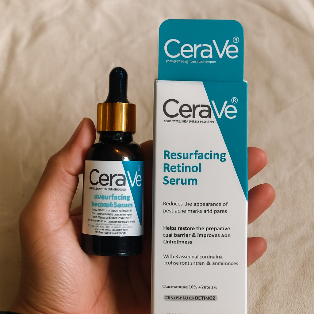 Cerave Resurfacing Retinol Serum 30ml Gentle Face Serum For Smoother Skin Texture, Reduces Post Acne Marks, And Restores Healthy Radiant Complexion - Image 2
