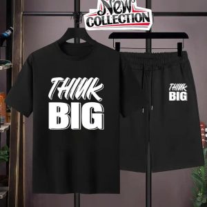 TRACKSUIT - Black Summer Printed Tracksuit for Men & Boys