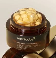 Medicube Deep Vita C Capsule Cream For Face And Body Brightening And Moisturizing Skin Care Cream 55g - Image 4