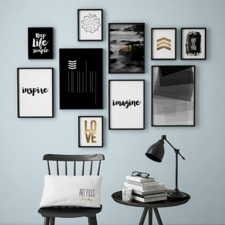 Motivational Wooden Wall Art Frame Set of 10 - Image 3