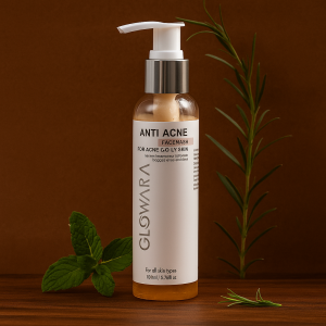 Glowara Anti Acne Face Wash  Deep Cleansing Formula with Anti-Microbial & Oil-Control Ingredients for Clear, Smooth & Acne-Free Skin