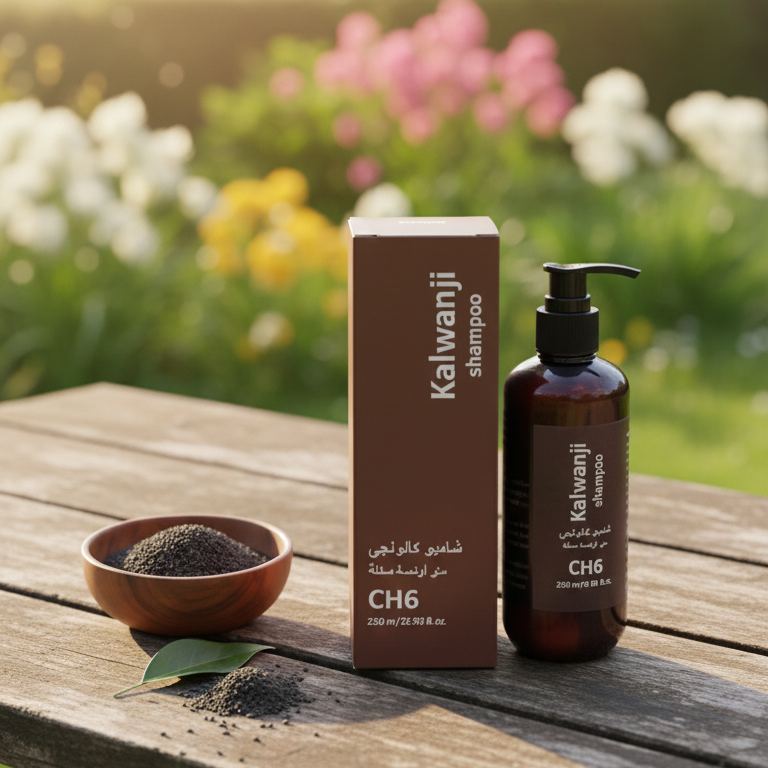 Kalwanji CH6 Black Seed Revitalizing Shampoo 250ml Nutrient-Rich Formula for Hair Strength & Shine - Image 2