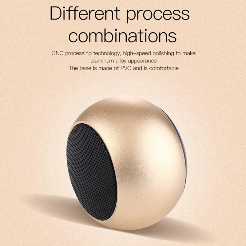 Mini Portable Wireless Bluetooth & Rechargeable Speaker - Wireless Bluetooth Mini Speaker With Card Slot (Random color) - Image 5
