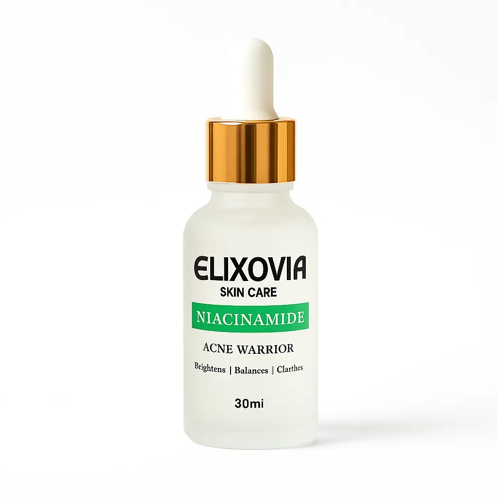 Elixovia Niacinamide Plus Acne Warrior Serum  Brighten, Balance & Clarify (30ml)