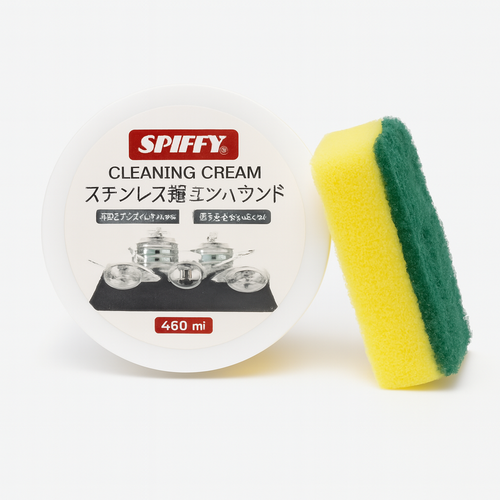 Spiffy Stainless Steel Cookware Cleaning Cream 400ml Powerful Kitchen Utensil & Cookware Cleaner