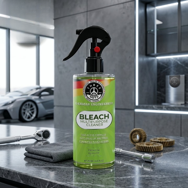 Three Guys Multipurpose Cleaner With Bleach Disinfects Removes Tough Stains And Kills 99.9 Percent Of Germs 250ml - Image 3