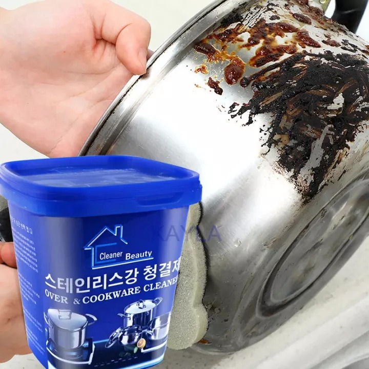 Cleaner Kitchen Washing Pot Bottom Black Scale Decontamination Household Stainless Steel Cleaning Paste Powerful ( Made in China )500g - Image 3