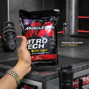 Nitro Tech Whey Protein Powder  Muscle Building Formula