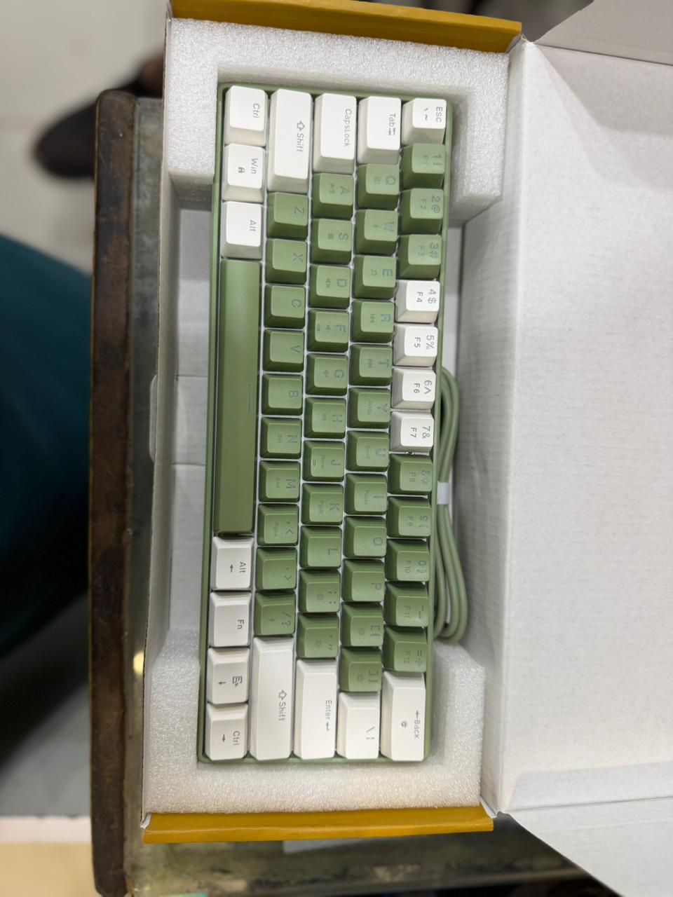 GB1 Ultra-Compact 60% Wireless Mechanical Gaming Keyboard Triple-Mode Connectivity (2.4GHz/Bluetooth/USB-C), RGB Backlit, 61 Keys Hot-Swappable Pro Gamer Edition - Image 5