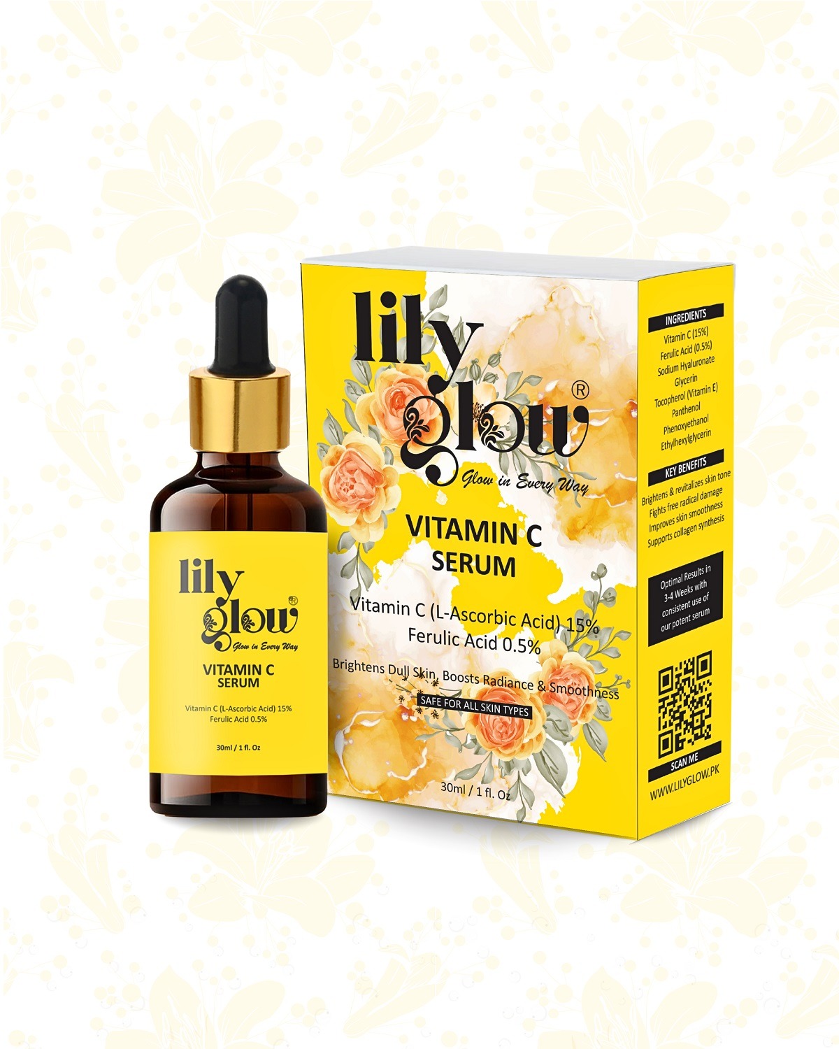Vitamin C Serum - Brightening Hydrating Formula (30ml) - Image 3