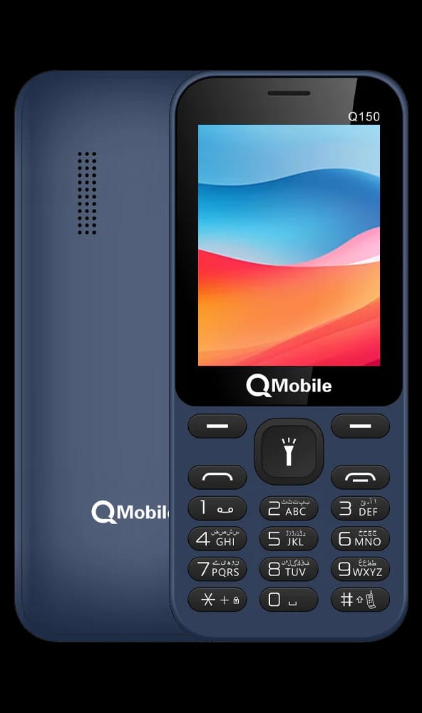 QMobile Q150 2.4 inches LED Dual SIM PTA Approved, 1000 mAh Long Battery Life, Classic Keypad Mobile (Random Color) - Image 3