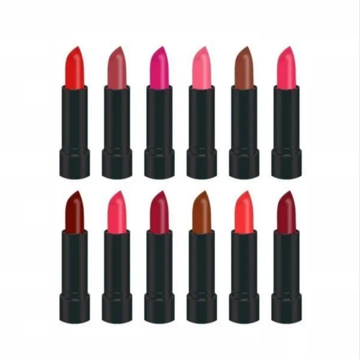 12 Pcs High Pigmented Matte Lipstick Set Long Lasting Smooth Texture Lip Color Collection For Bold And Beautiful Looks
