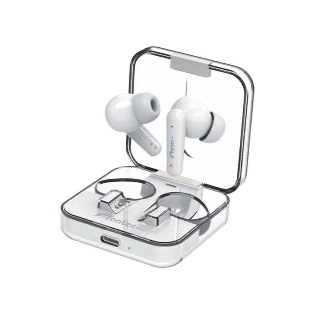 Fontec Glow Airbuds ENC Gaming Wireless Earbuds with Deep Bass & LED Display